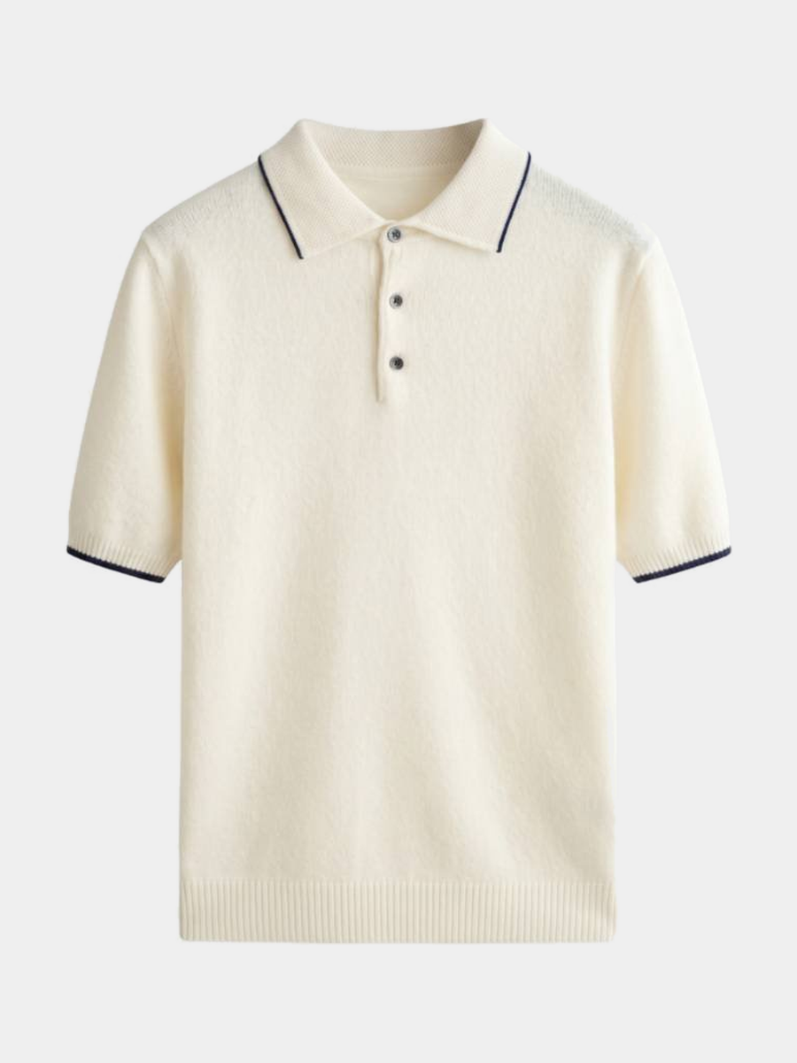 Classic Short Sleeve Polo in Timeless Navy