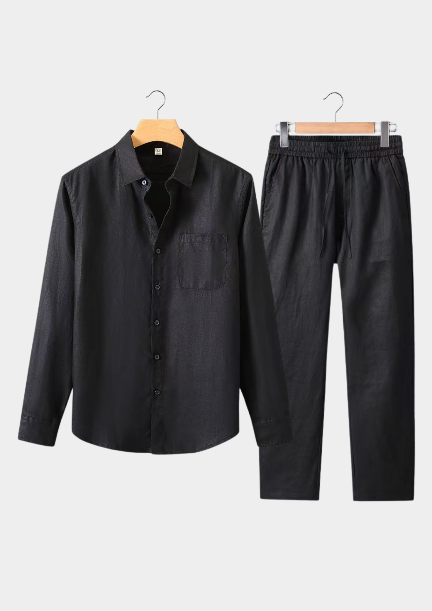 Dolcevita Long Sleeve Summer Ensemble - Noir