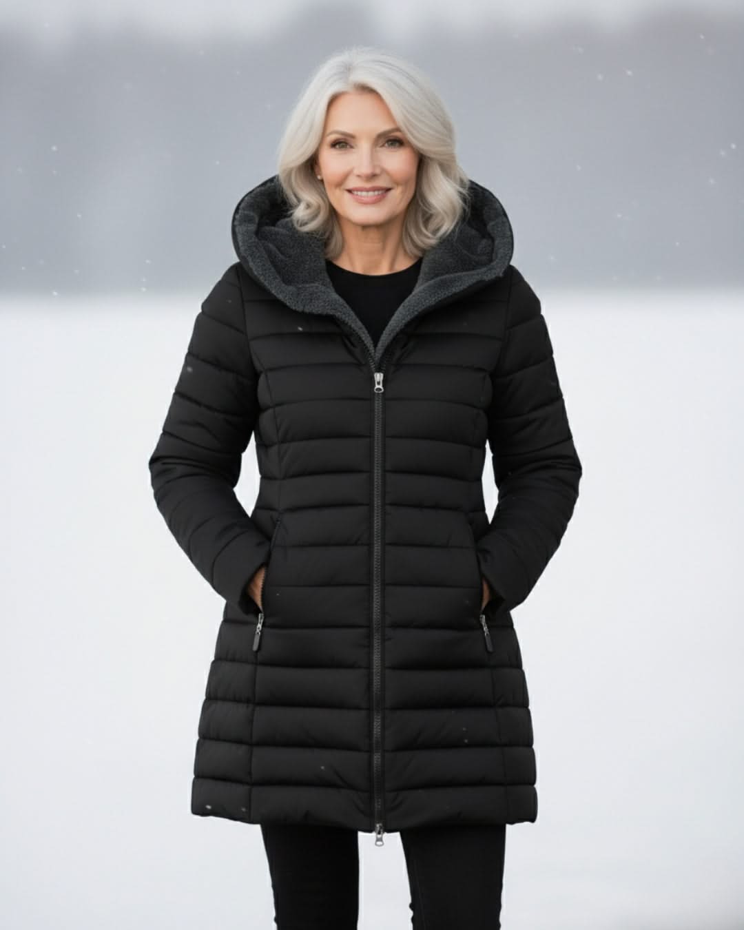 Hearthline Tailored Jacket in Charcoal