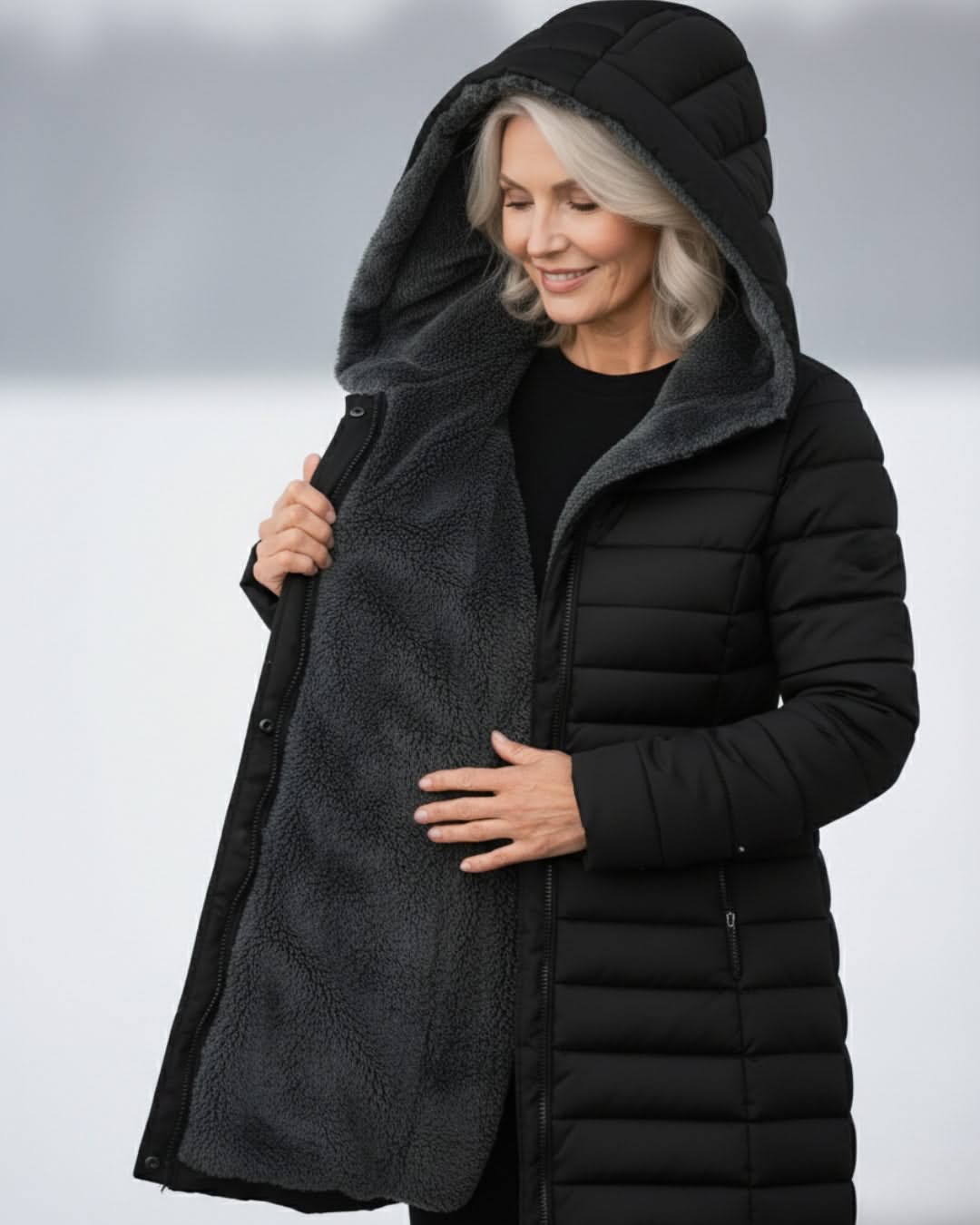 Hearthline Tailored Jacket in Charcoal