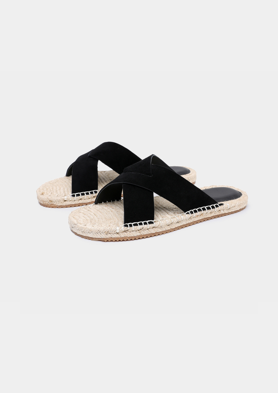 Elegant Black Resort Sandal