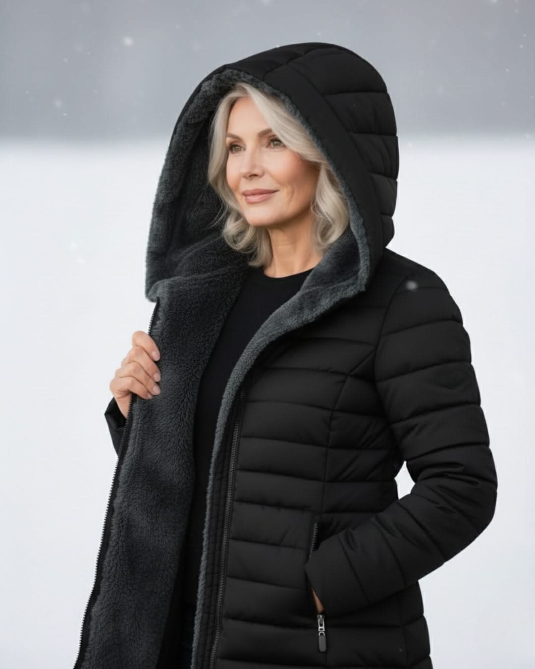 Hearthline Tailored Jacket in Charcoal