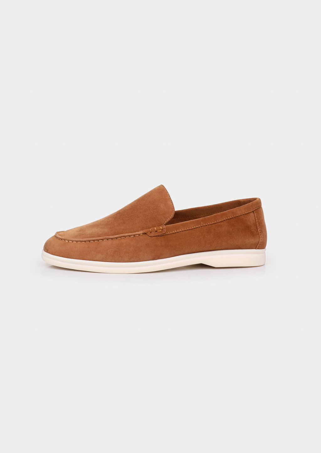 Caramel Marina Loafers in Suede