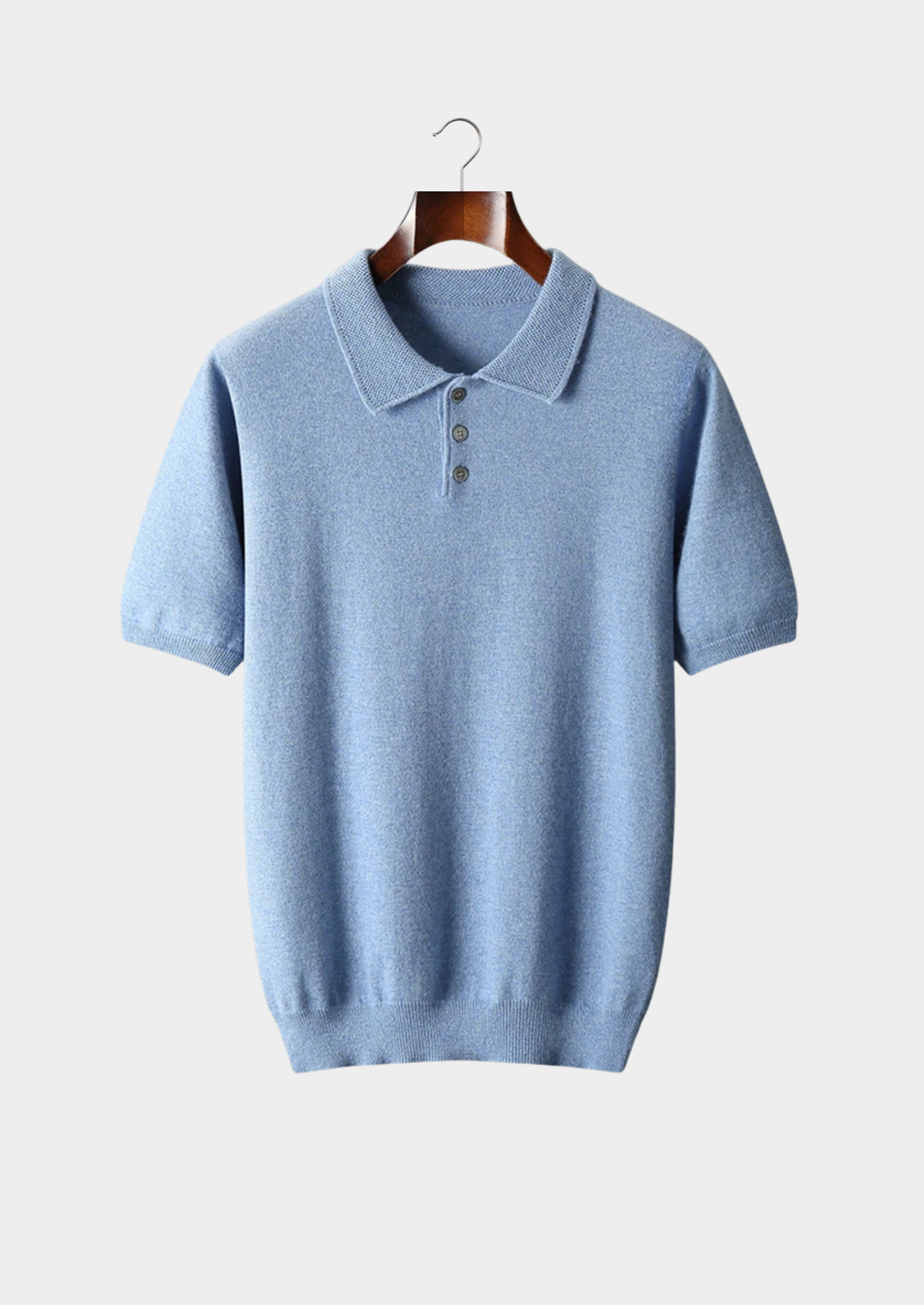 Timeless Cashmere Classic Polo in Ivory