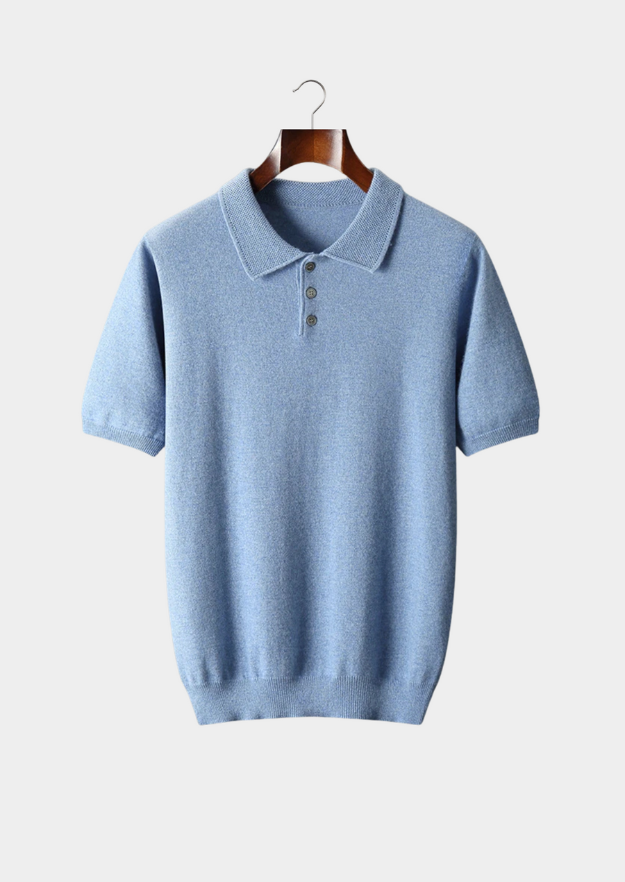 Timeless Cashmere Classic Polo in Ivory