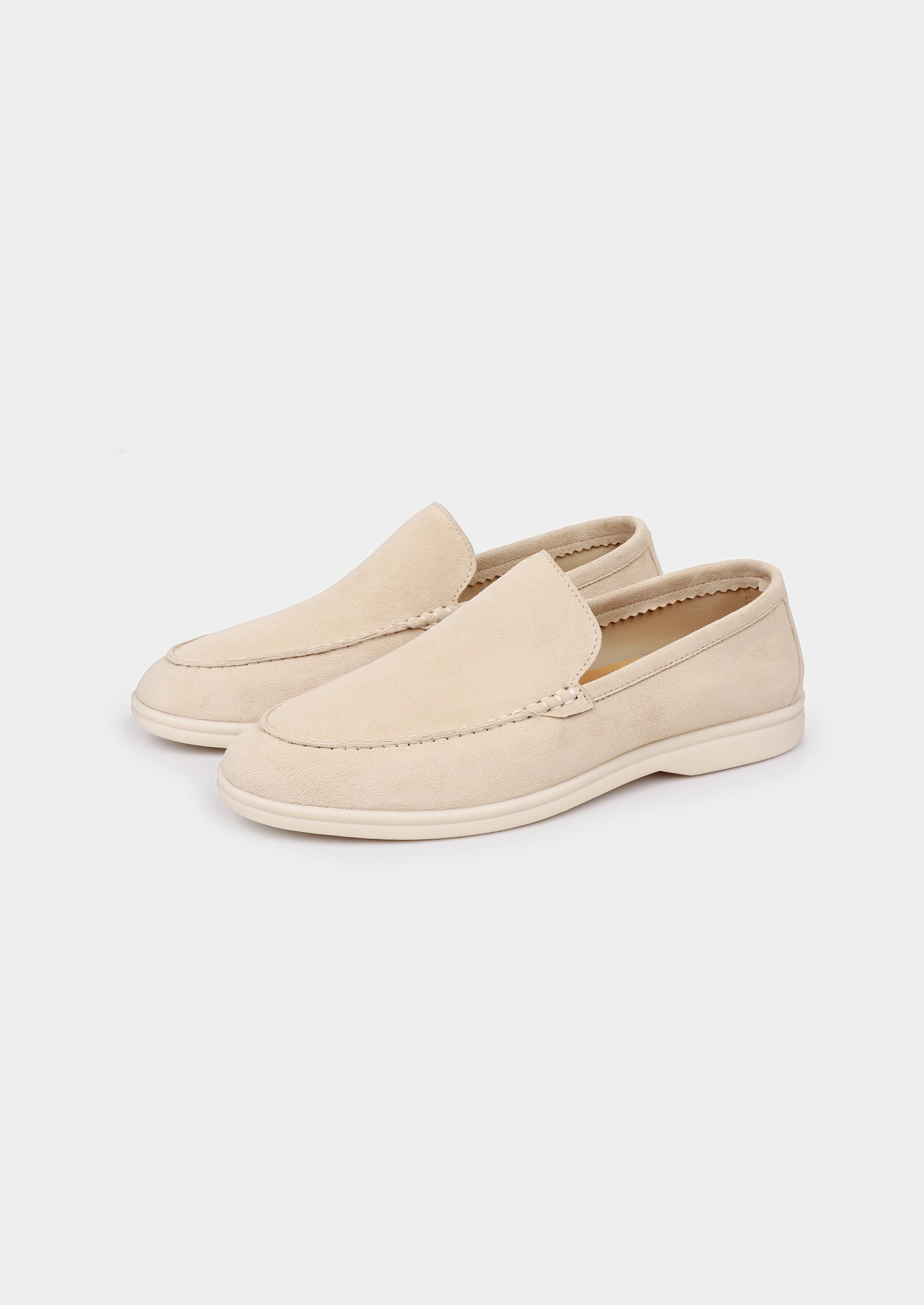 Ivory Marina Loafers in Timeless Elegance