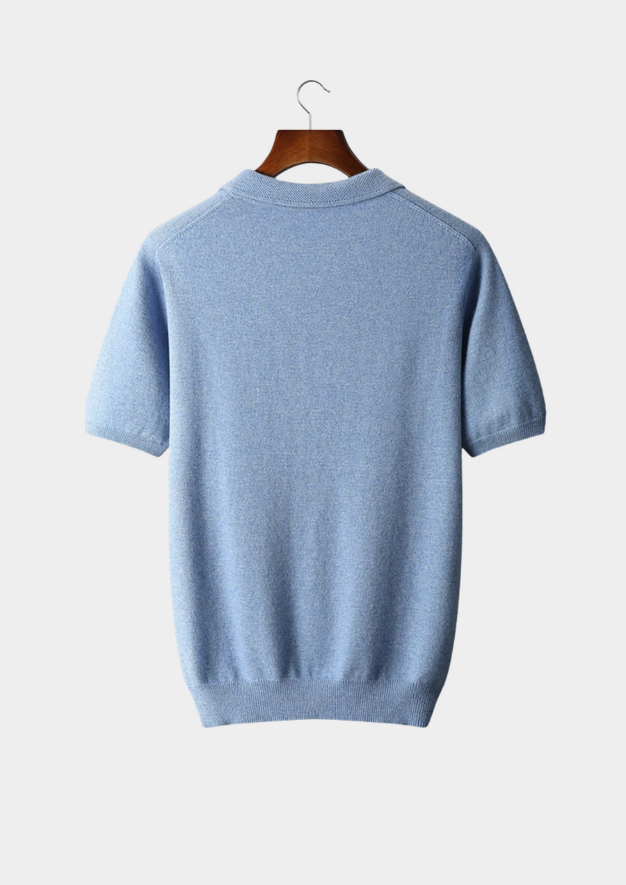 Timeless Cashmere Classic Polo in Ivory