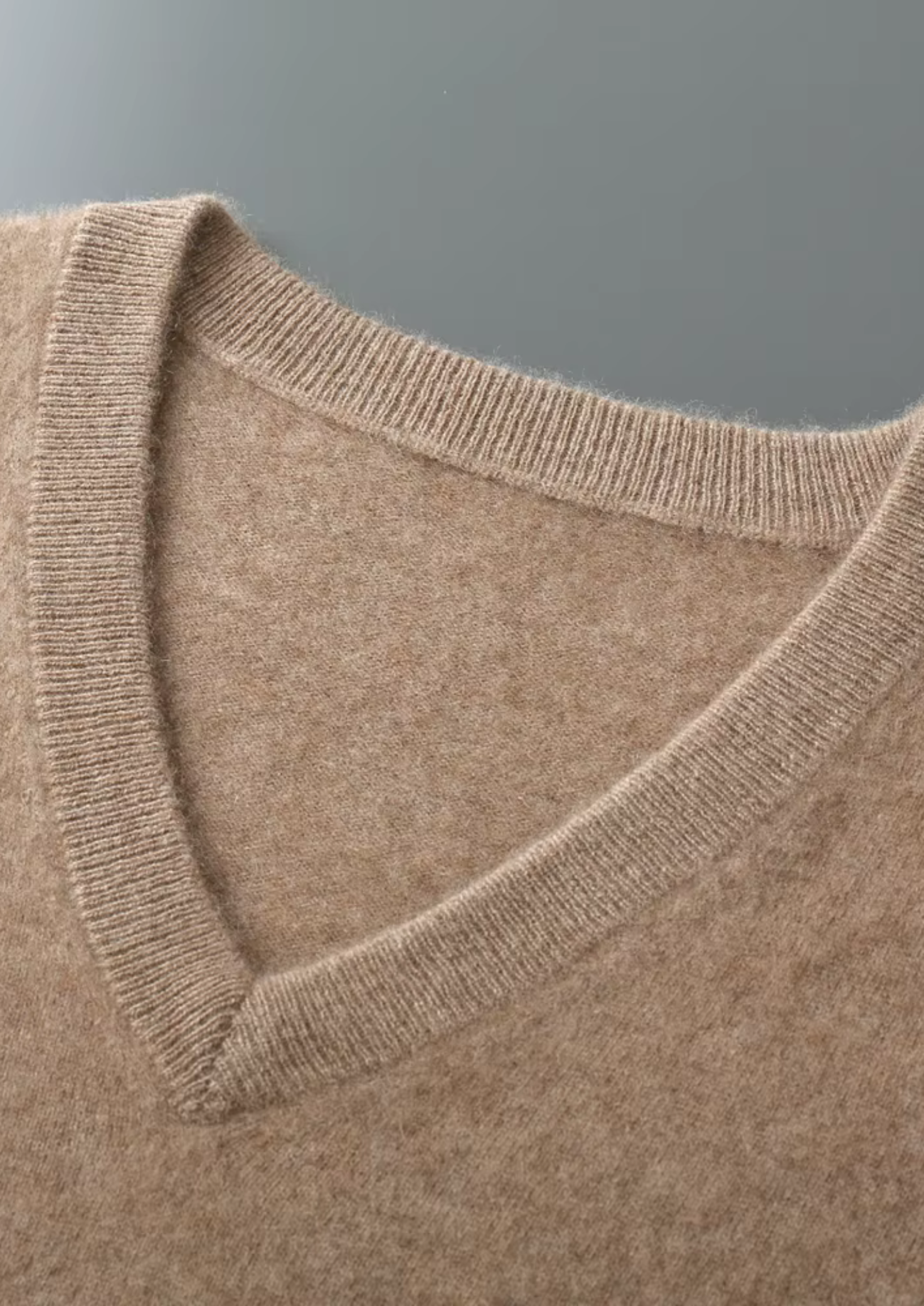 Extra-Fine Merino Wool V-Neck Vest