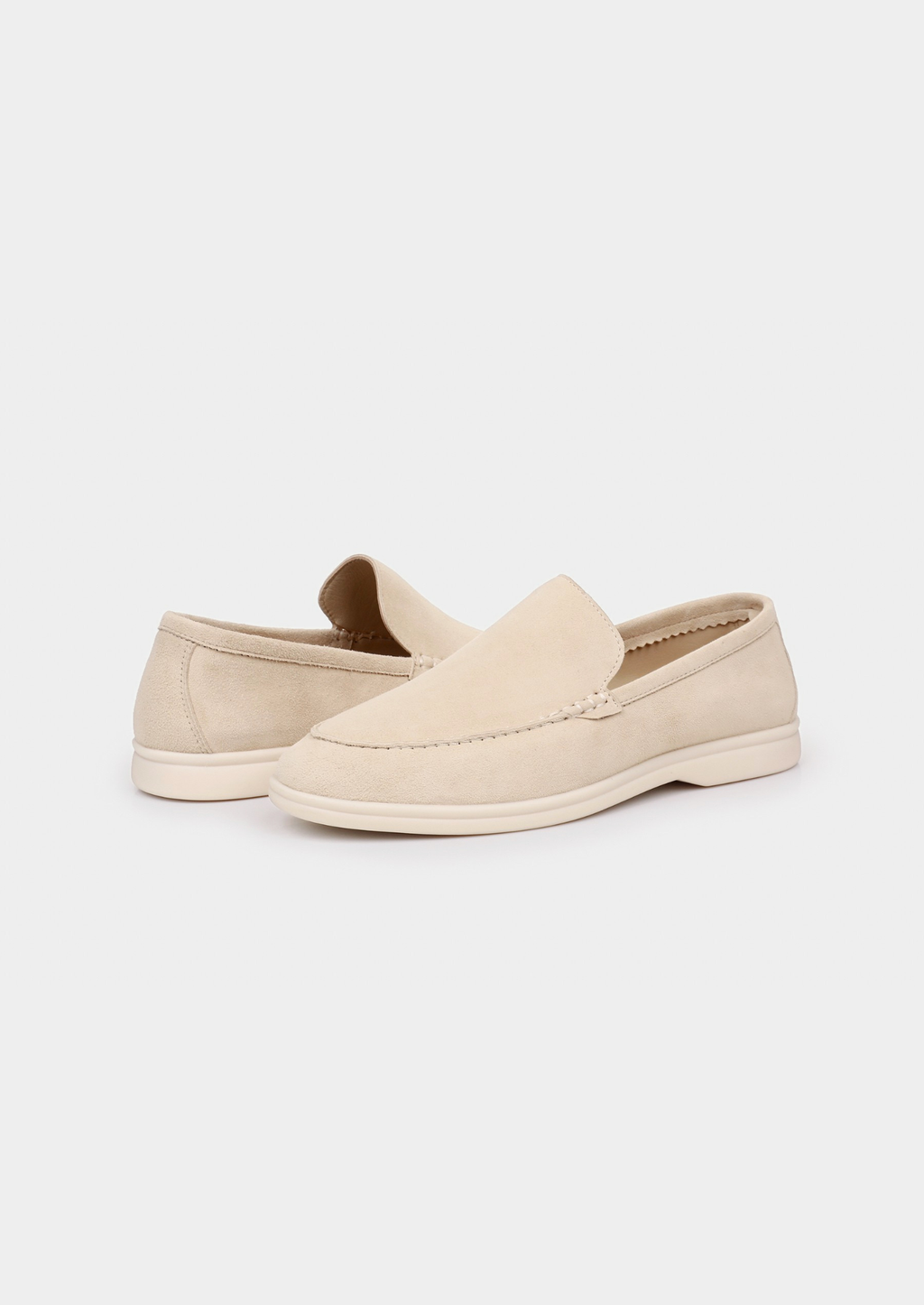 Ivory Marina Loafers in Timeless Elegance