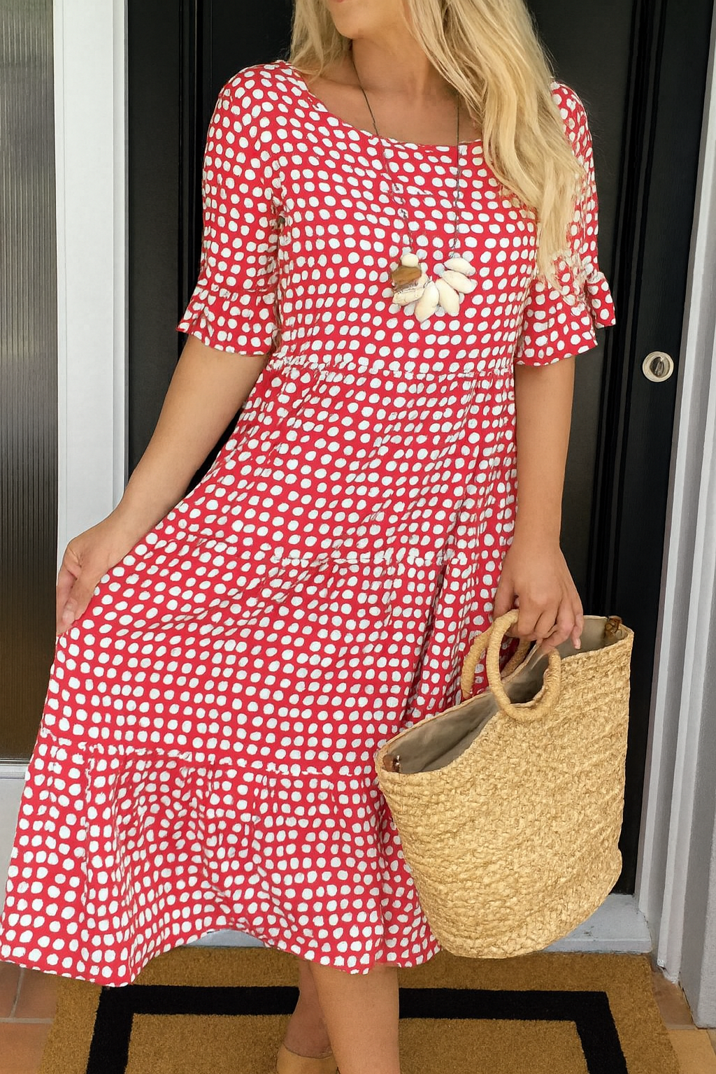 Livia Timeless Silk Midi Dress
