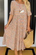 Livia Timeless Silk Midi Dress