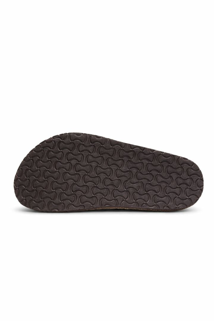 Stone Suede Clog Sandals