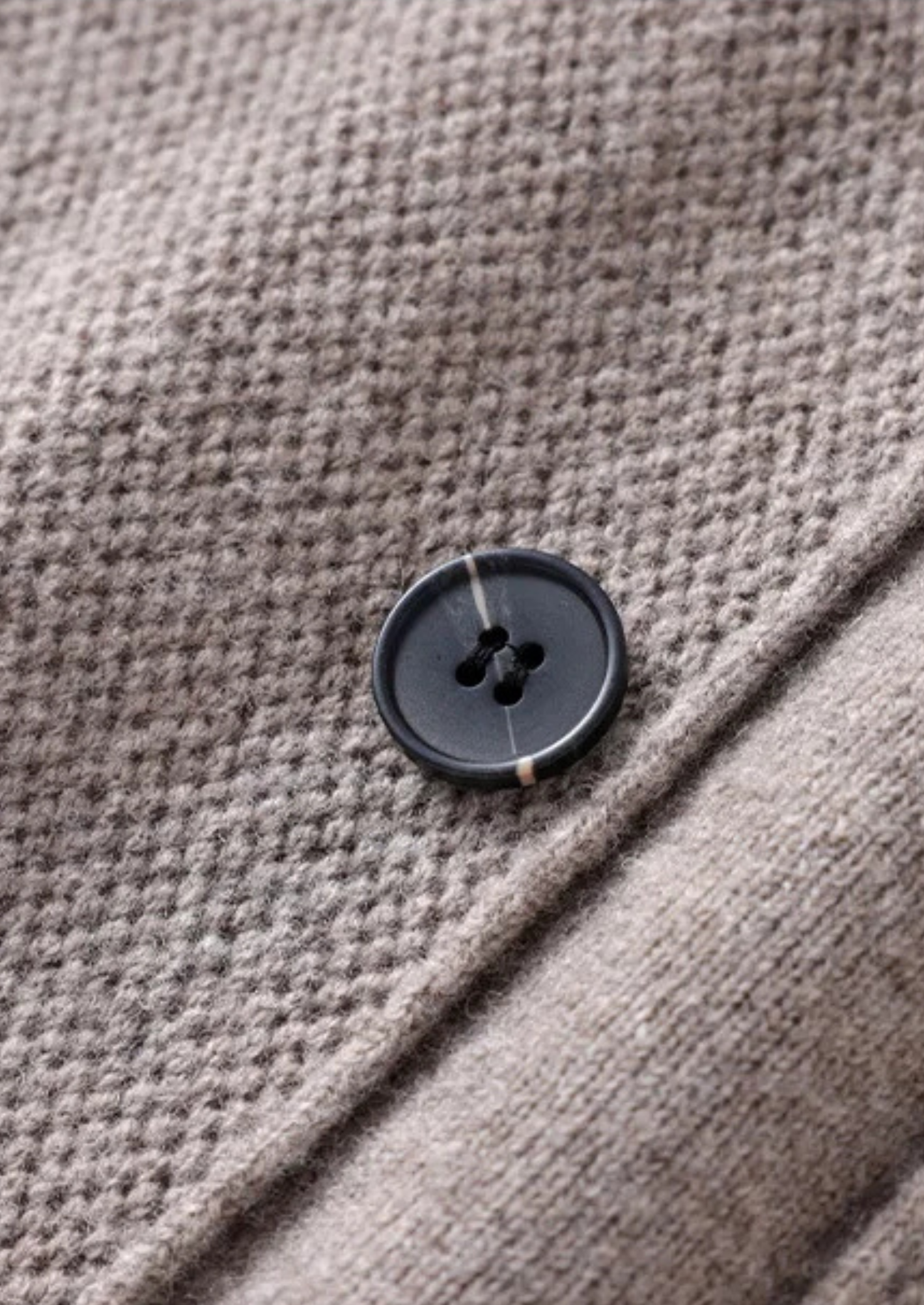 Extra-Fine Merino Wool Buttoned Overshirt