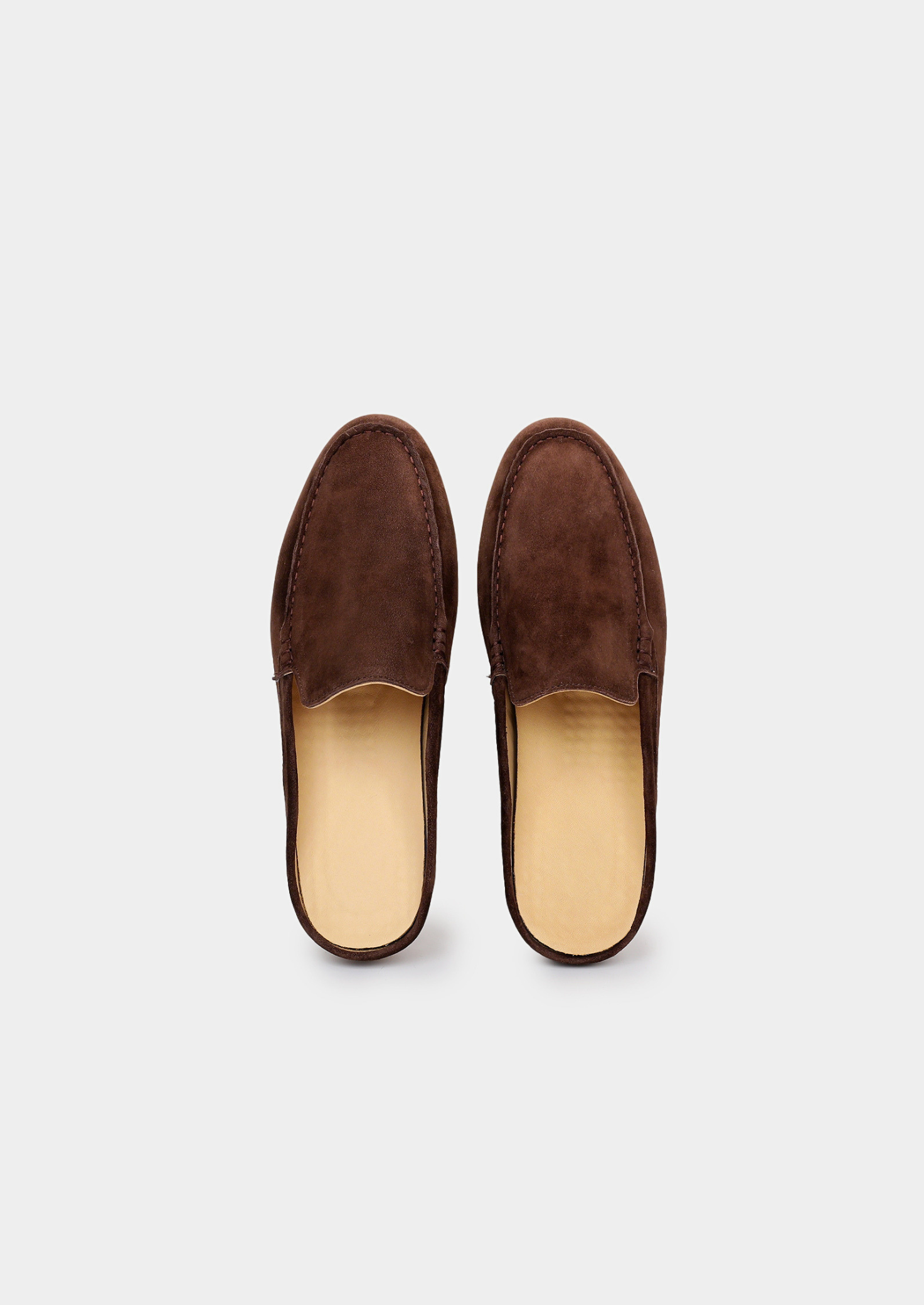 Marina Suede Slipper in Coffee