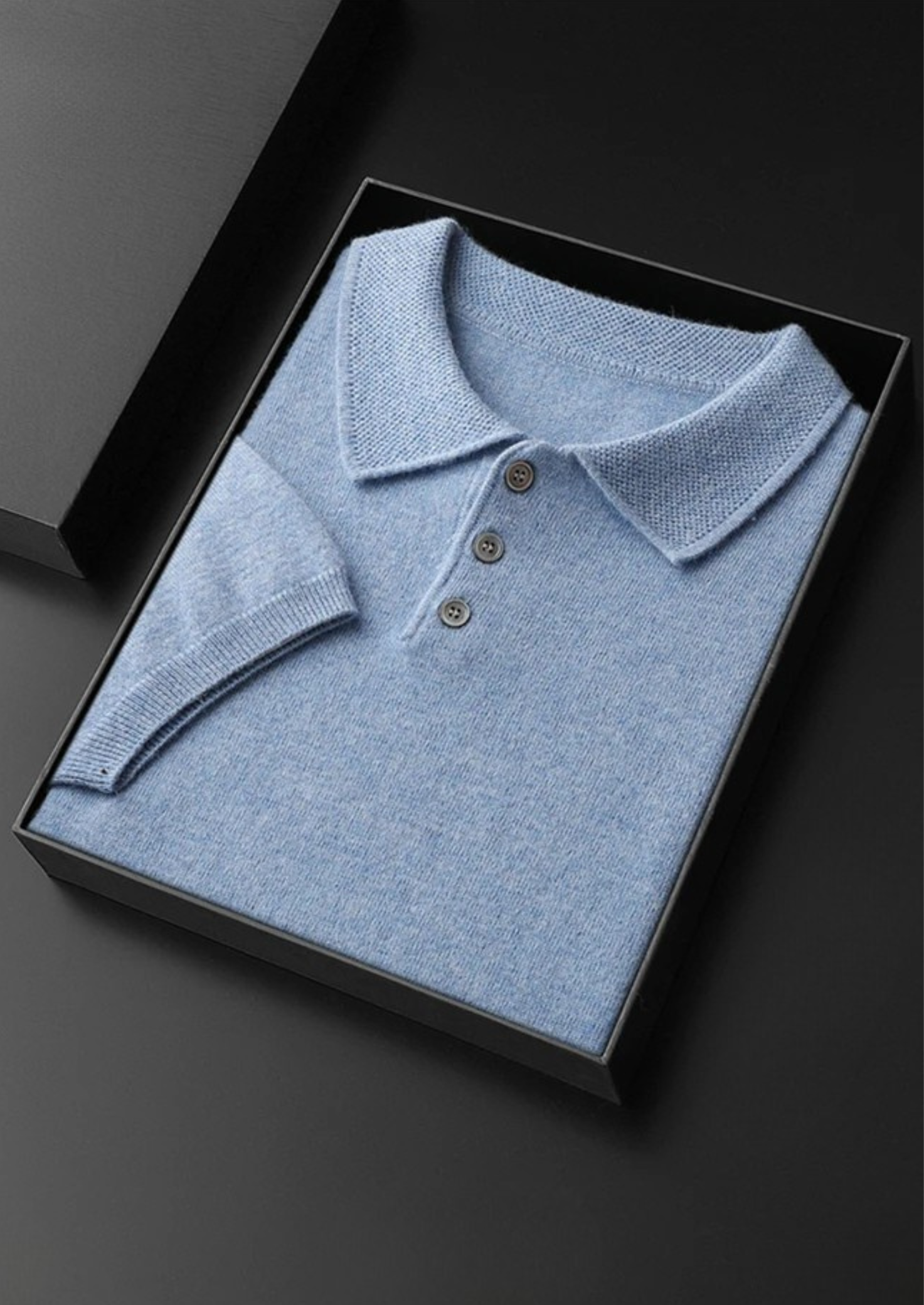 Timeless Cashmere Classic Polo in Ivory