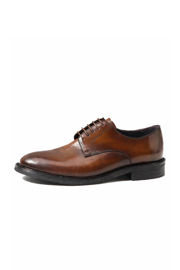 Lawrence Brown Leather Derby Shoes