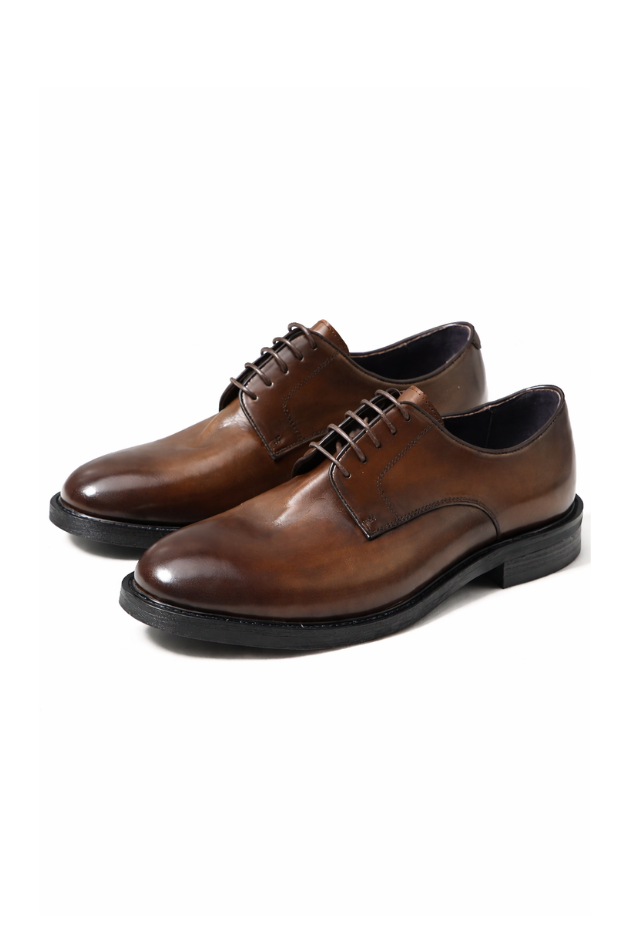 Lawrence Brown Leather Derby Shoes