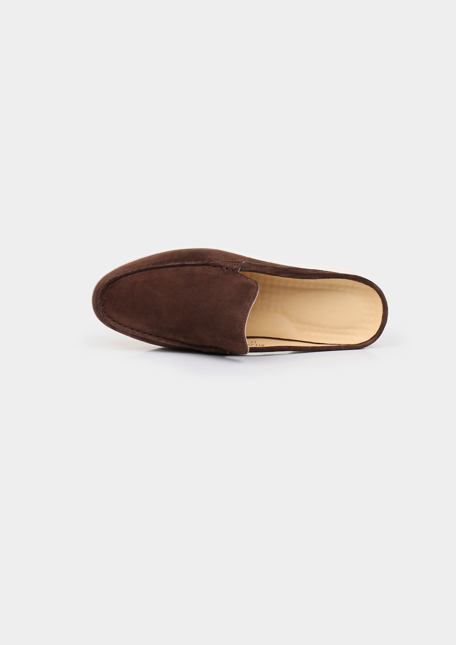 Marina Suede Slipper in Coffee