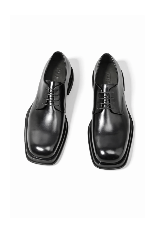 Colton Leather Square Toe Derbies