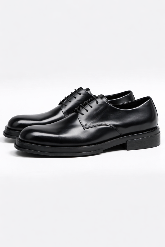 Colton Leather Square Toe Derbies