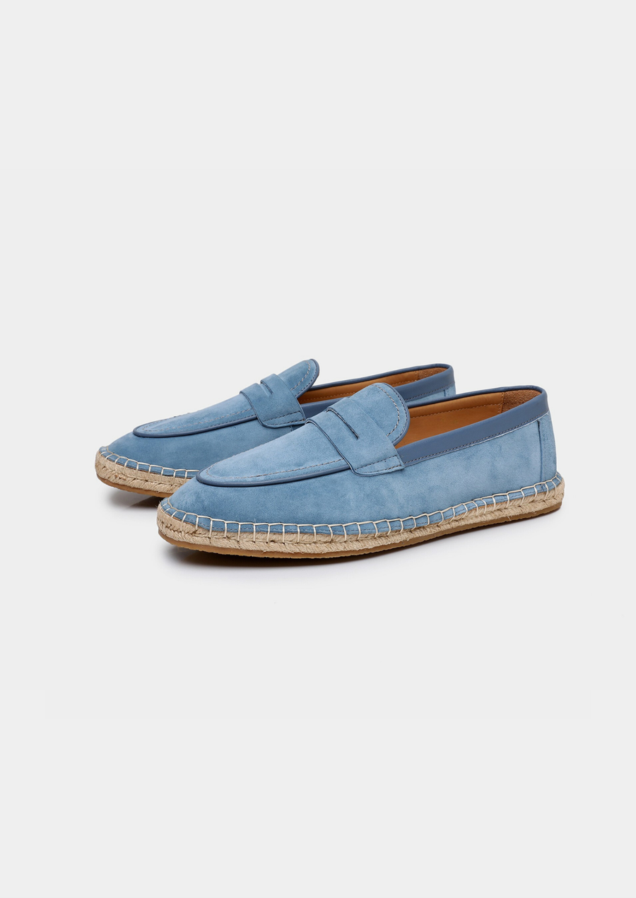 Seaside Espadrilles in Soft Blue