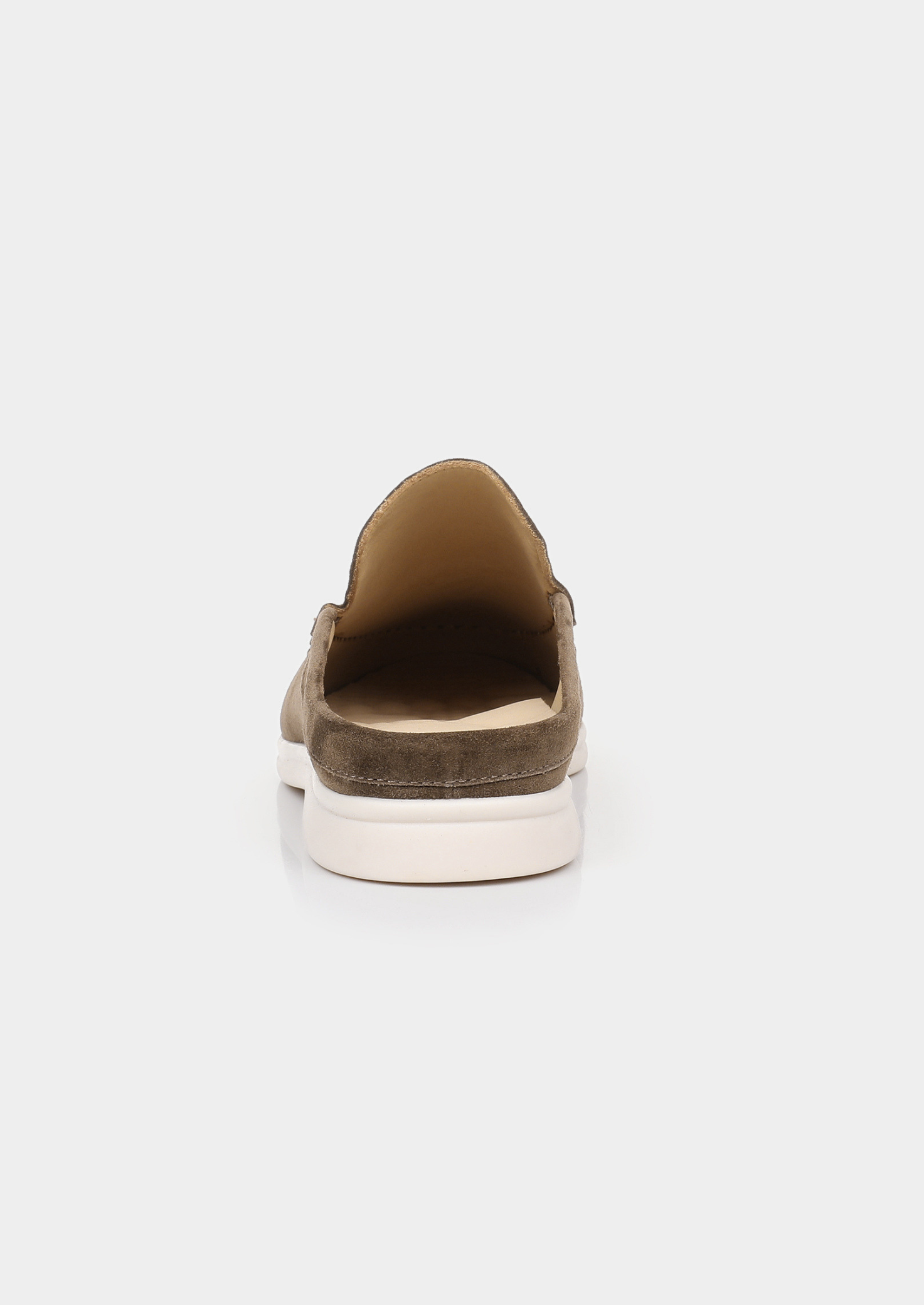 Olive Suede Marina Slippers