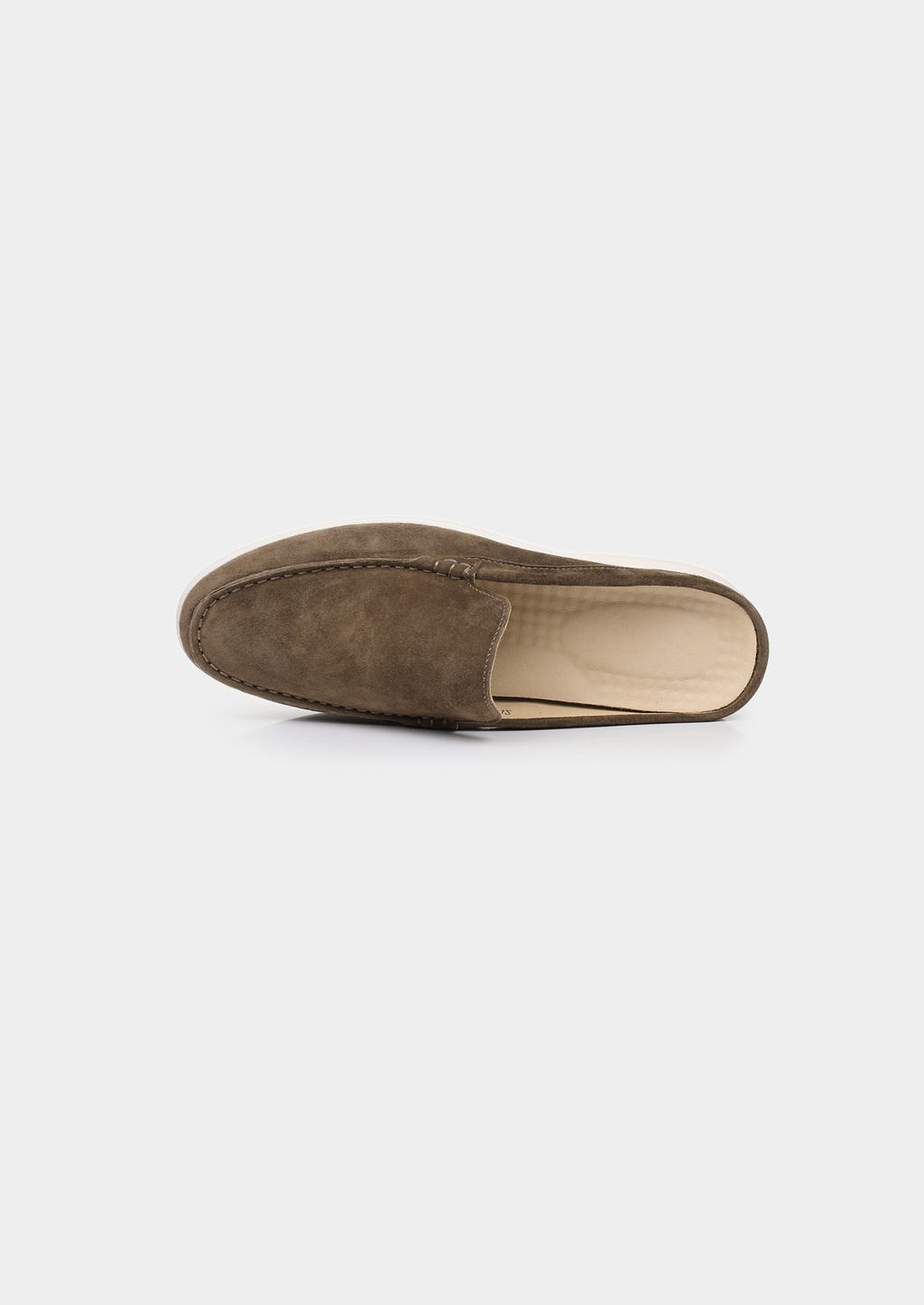 Olive Suede Marina Slippers