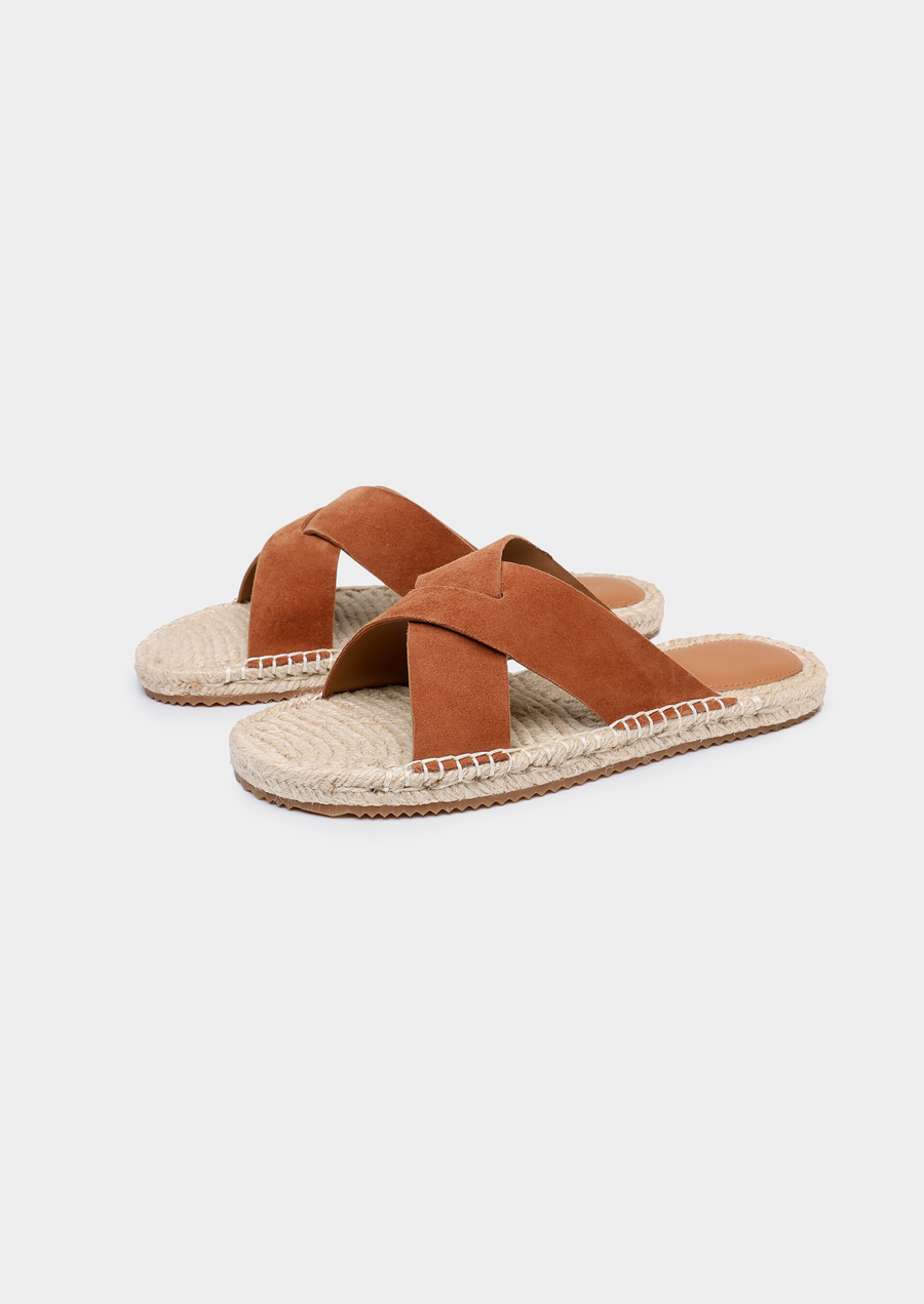 Caramel Suede Resort Sandal