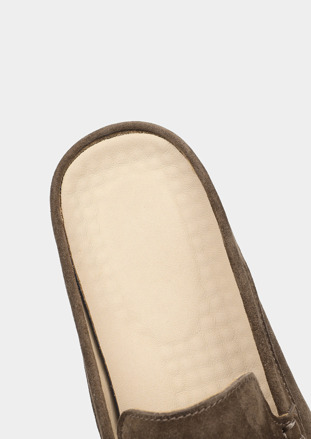 Olive Suede Marina Slippers