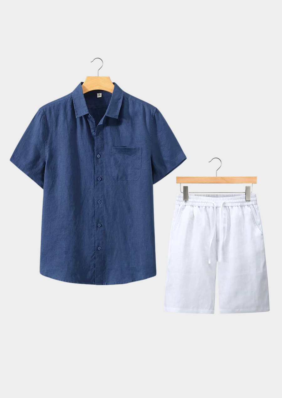 Navy and White Dolce Vita Summer Ensemble