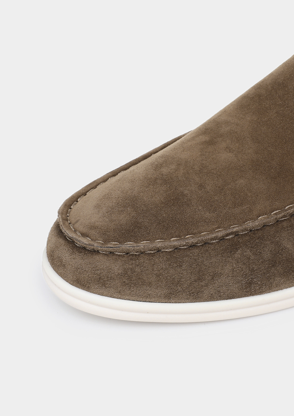 Olive Suede Marina Slippers