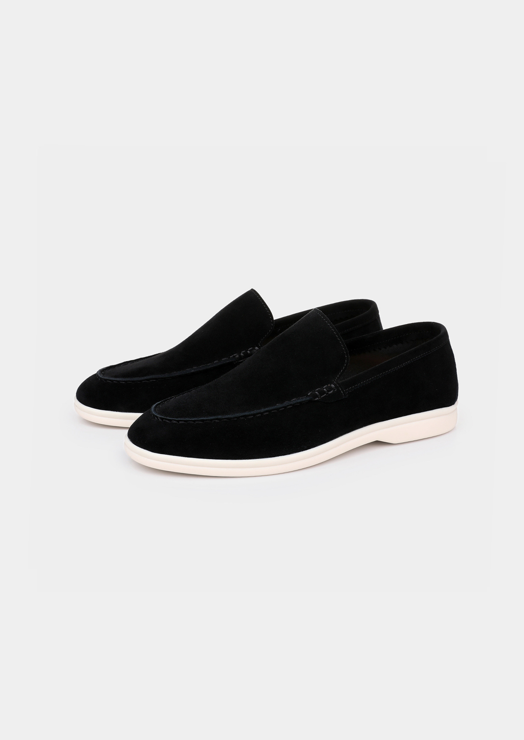 Marina Leather Loafers in Noir