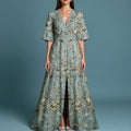 Marisa Timeless Floral Silk Dress