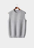 Extra-Fine Merino Wool Crewneck Vest