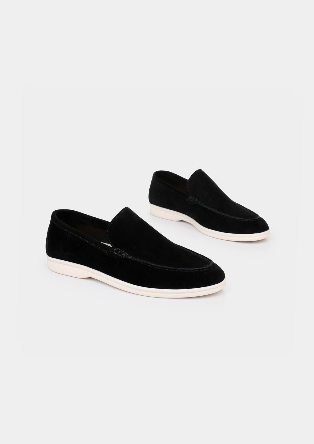 Marina Leather Loafers in Noir