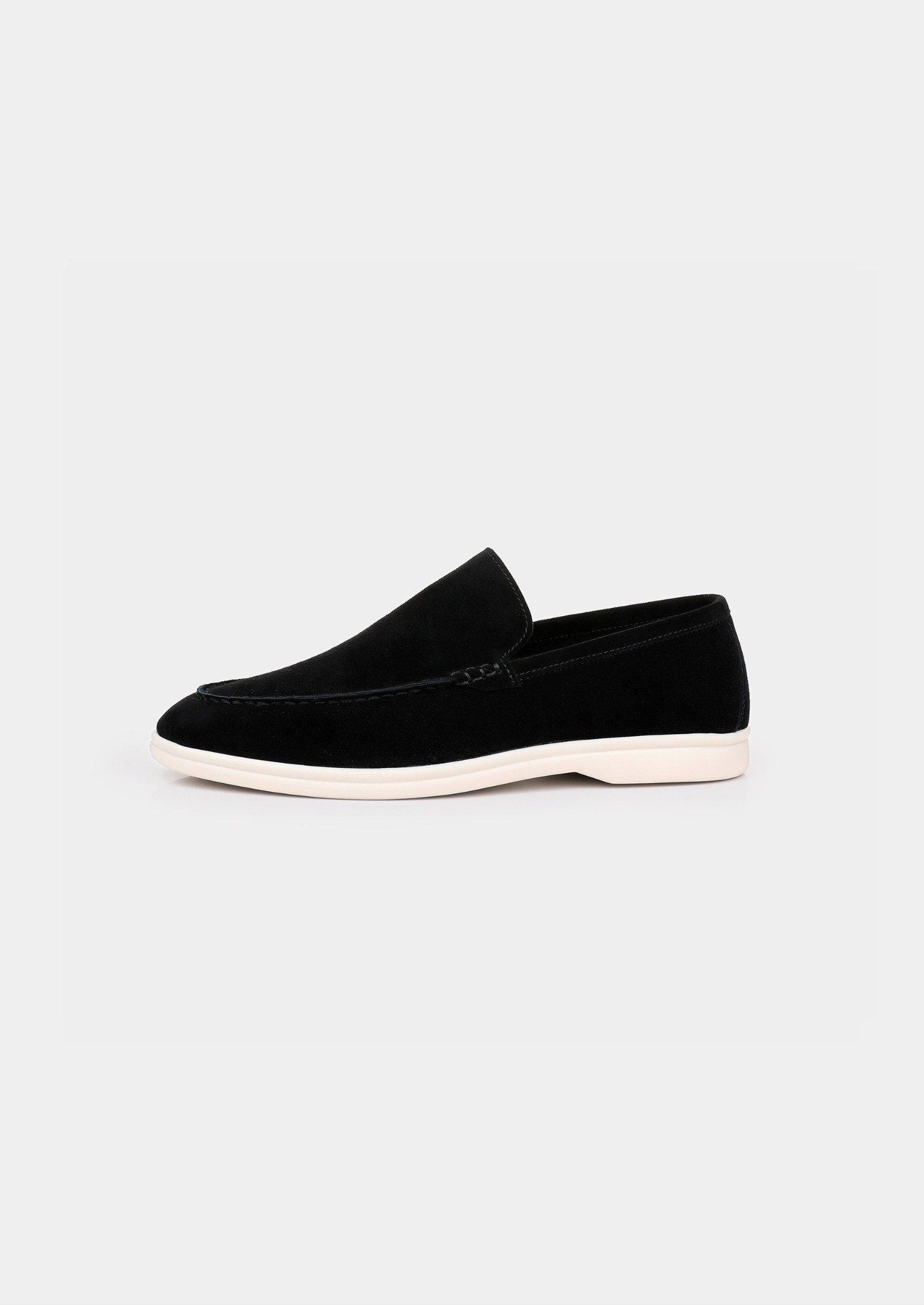 Marina Leather Loafers in Noir