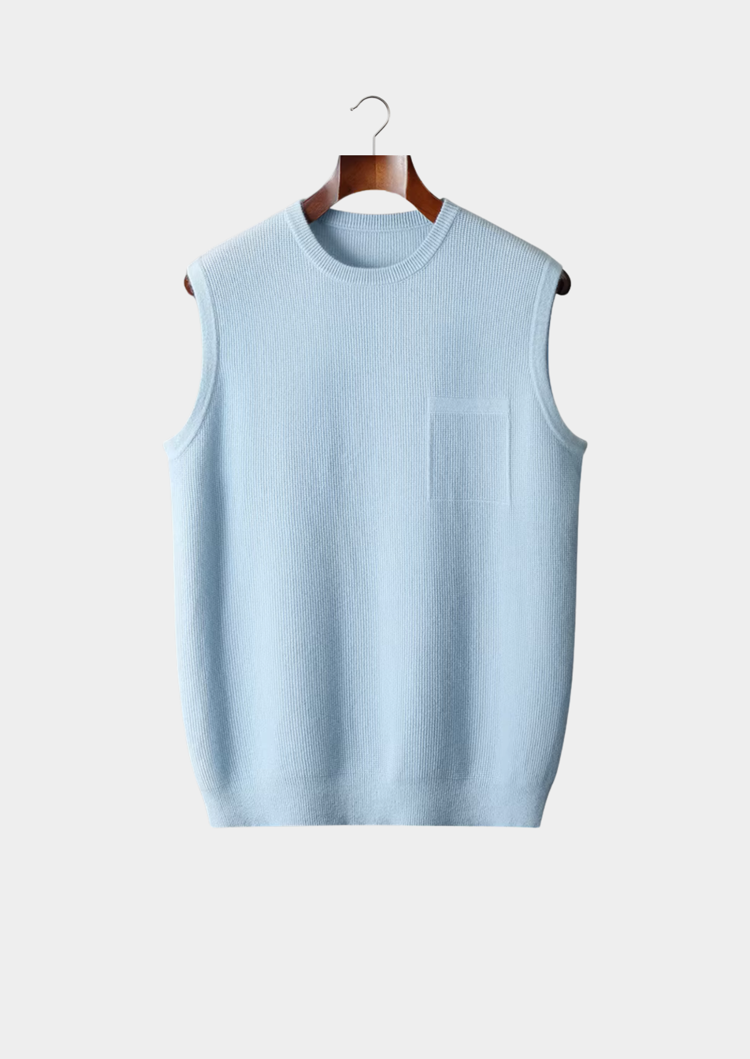 Extra-Fine Merino Wool Crewneck Vest