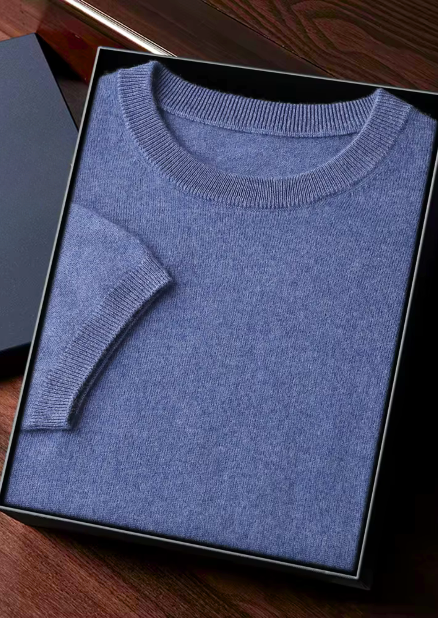 Cashmere Classic Crewneck T-Shirt in Ivory