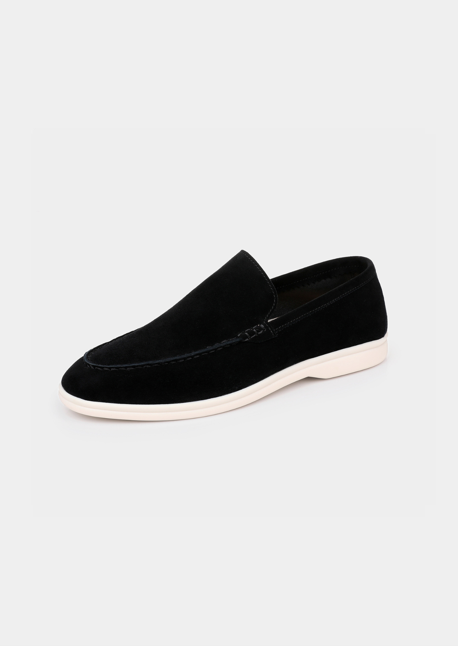Marina Leather Loafers in Noir