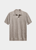 Ellis Beige Cashmere Blend Polo