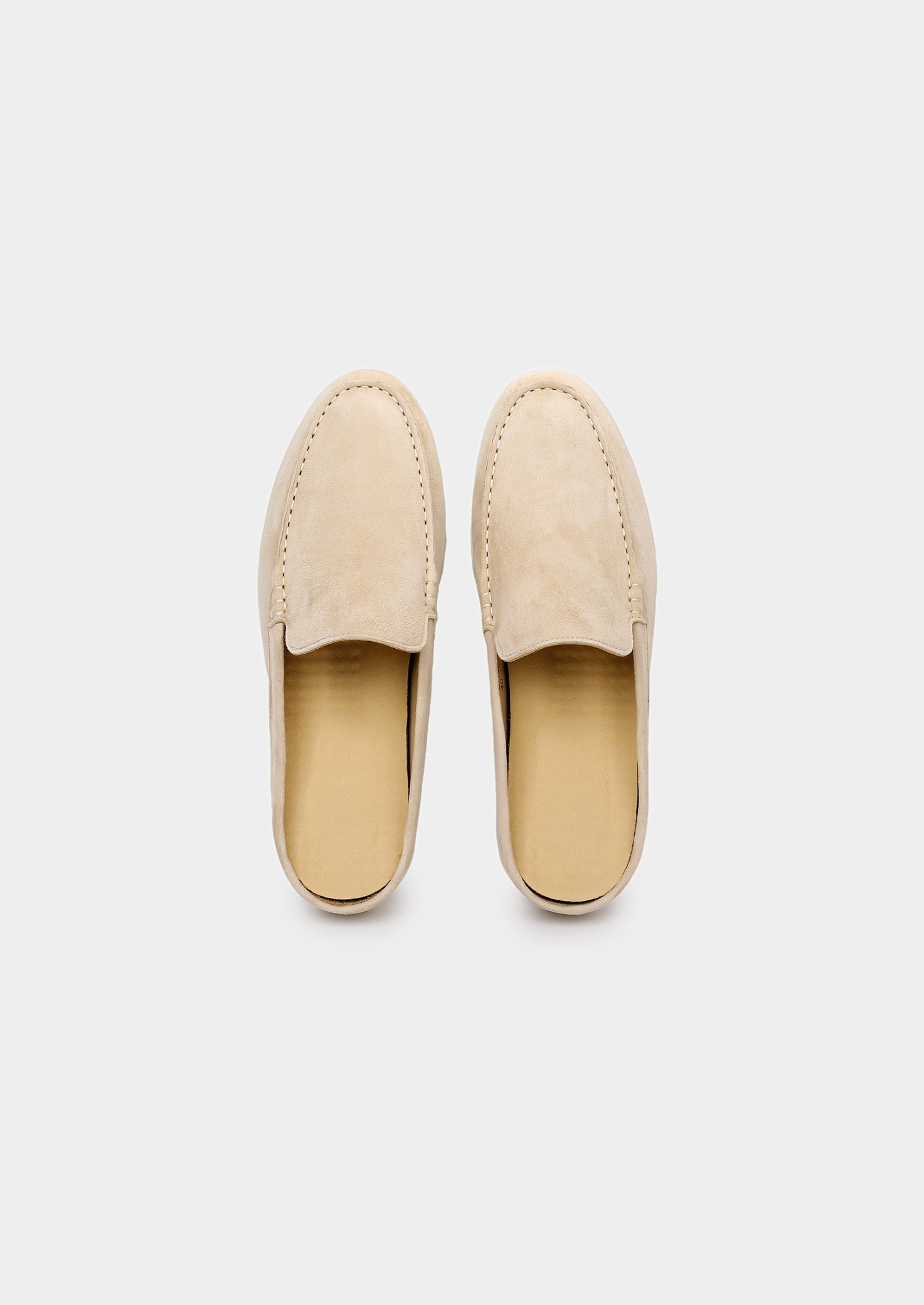 Ivory Marina Suede Slippers