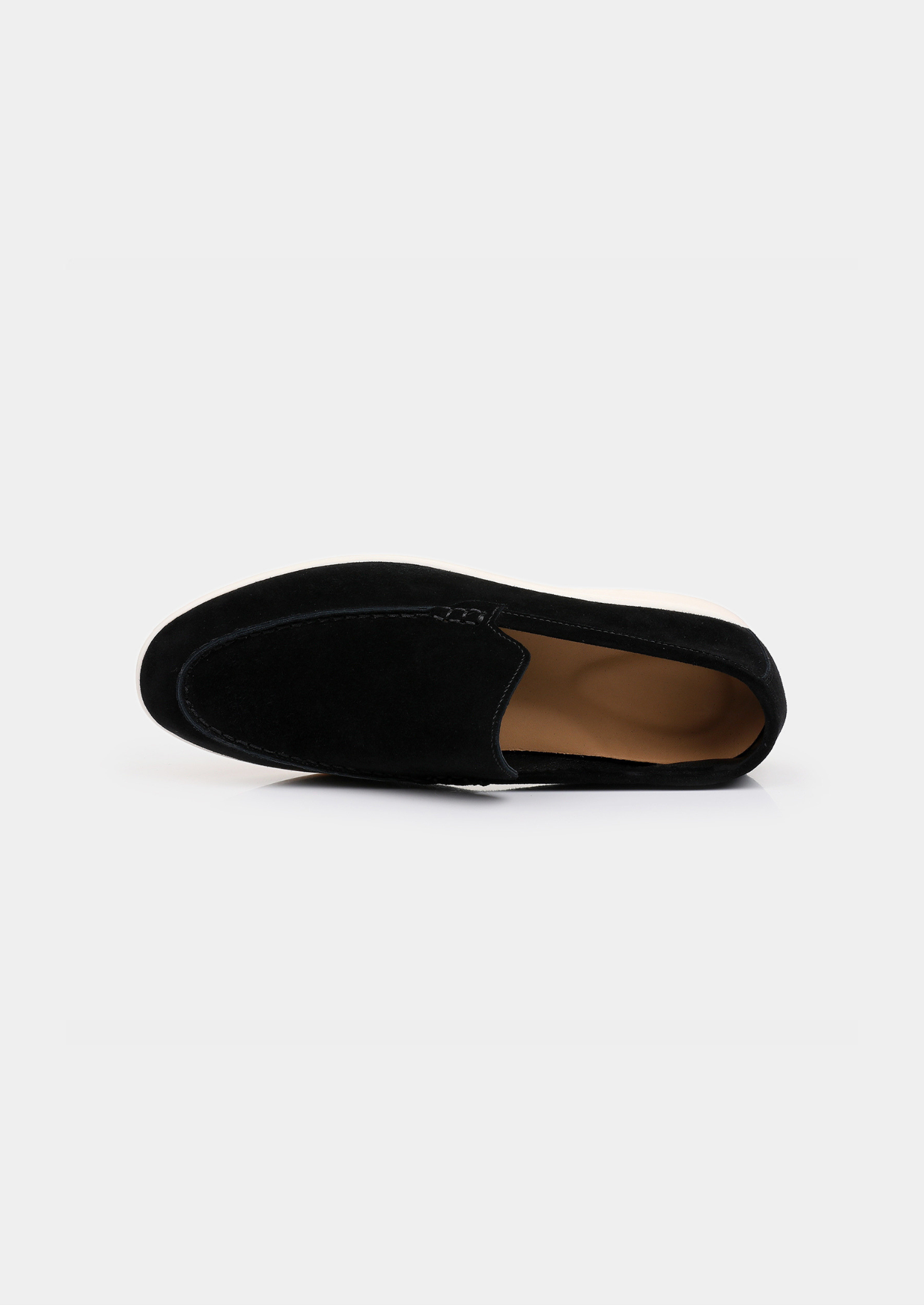 Marina Leather Loafers in Noir