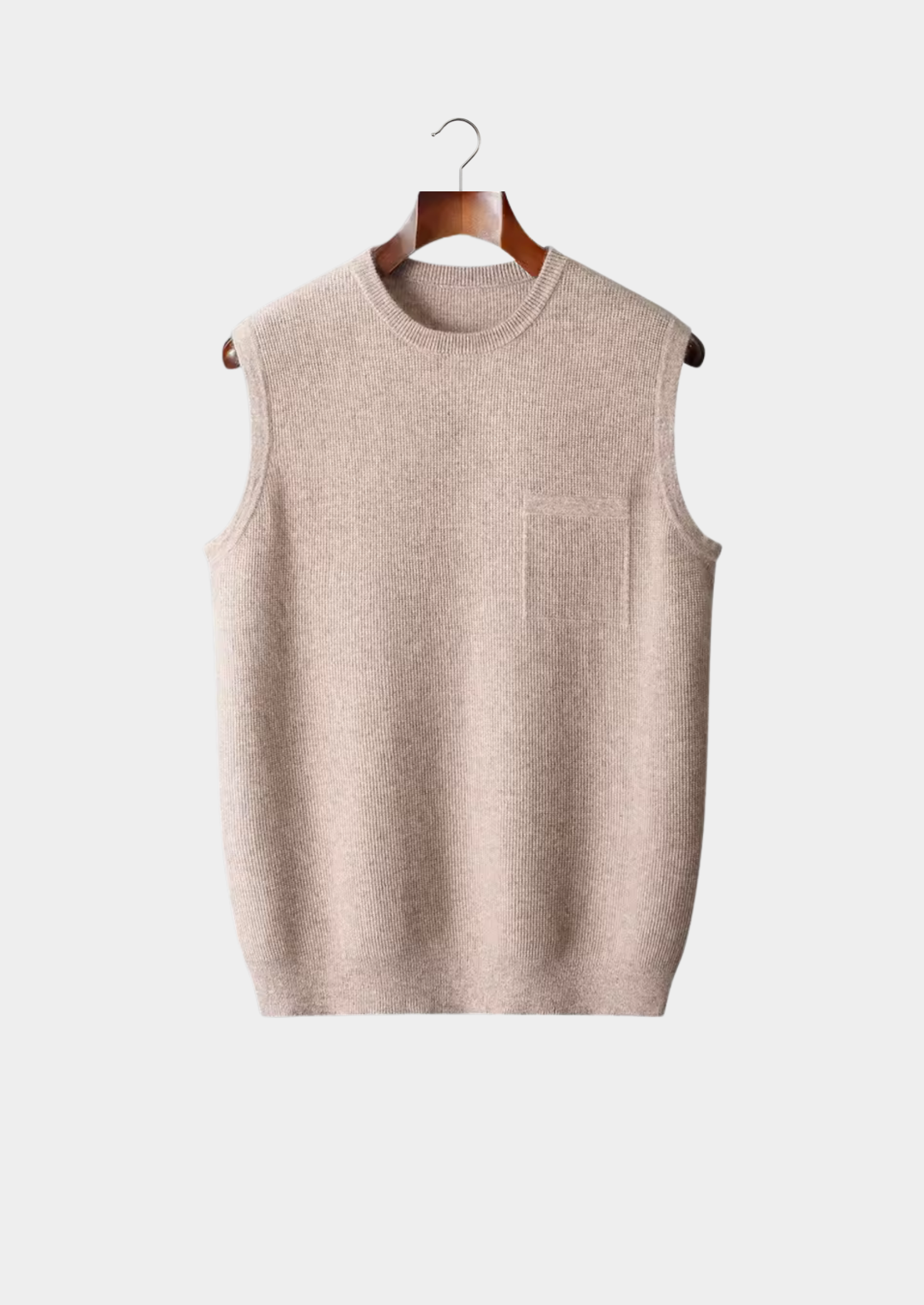 Extra-Fine Merino Wool Crewneck Vest