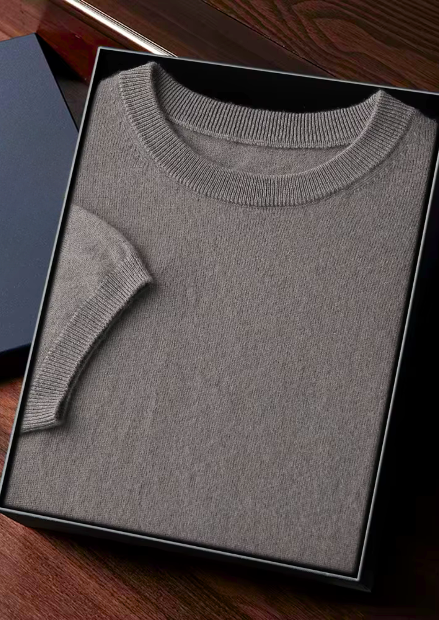 Cashmere Classic Crewneck T-Shirt in Ivory