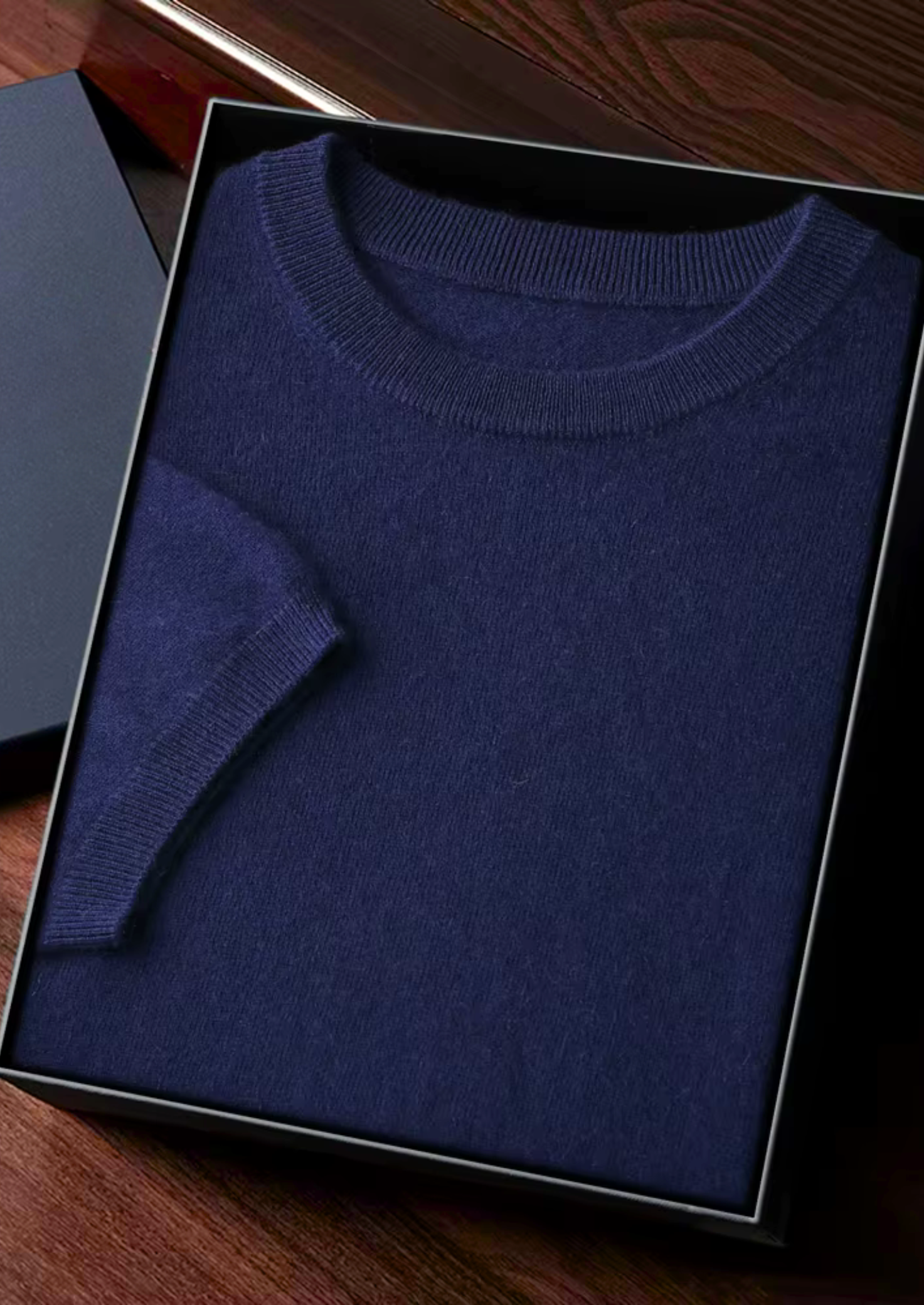 Cashmere Classic Crewneck T-Shirt in Ivory