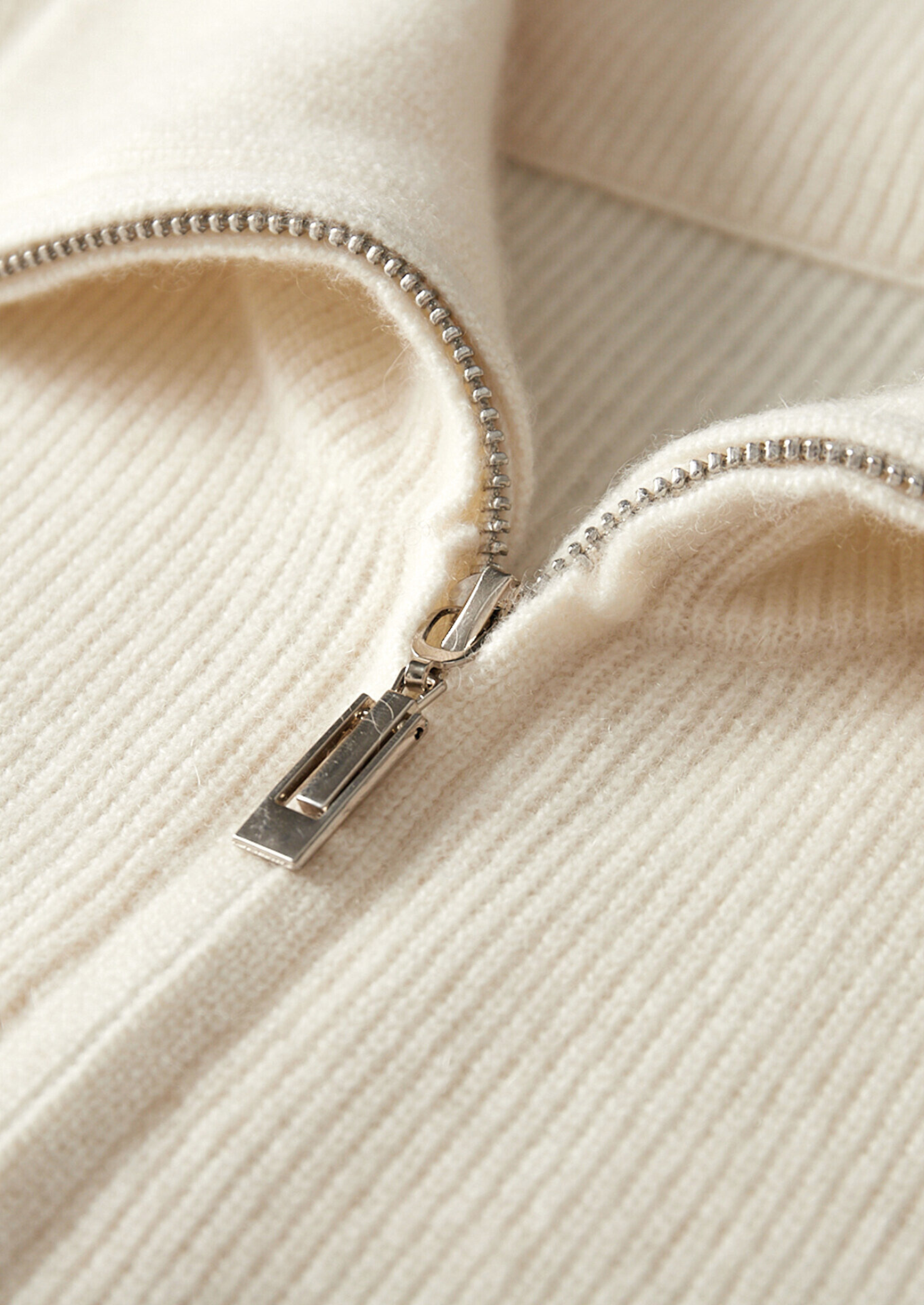 Ivory Cashmere Body Warmer Vest