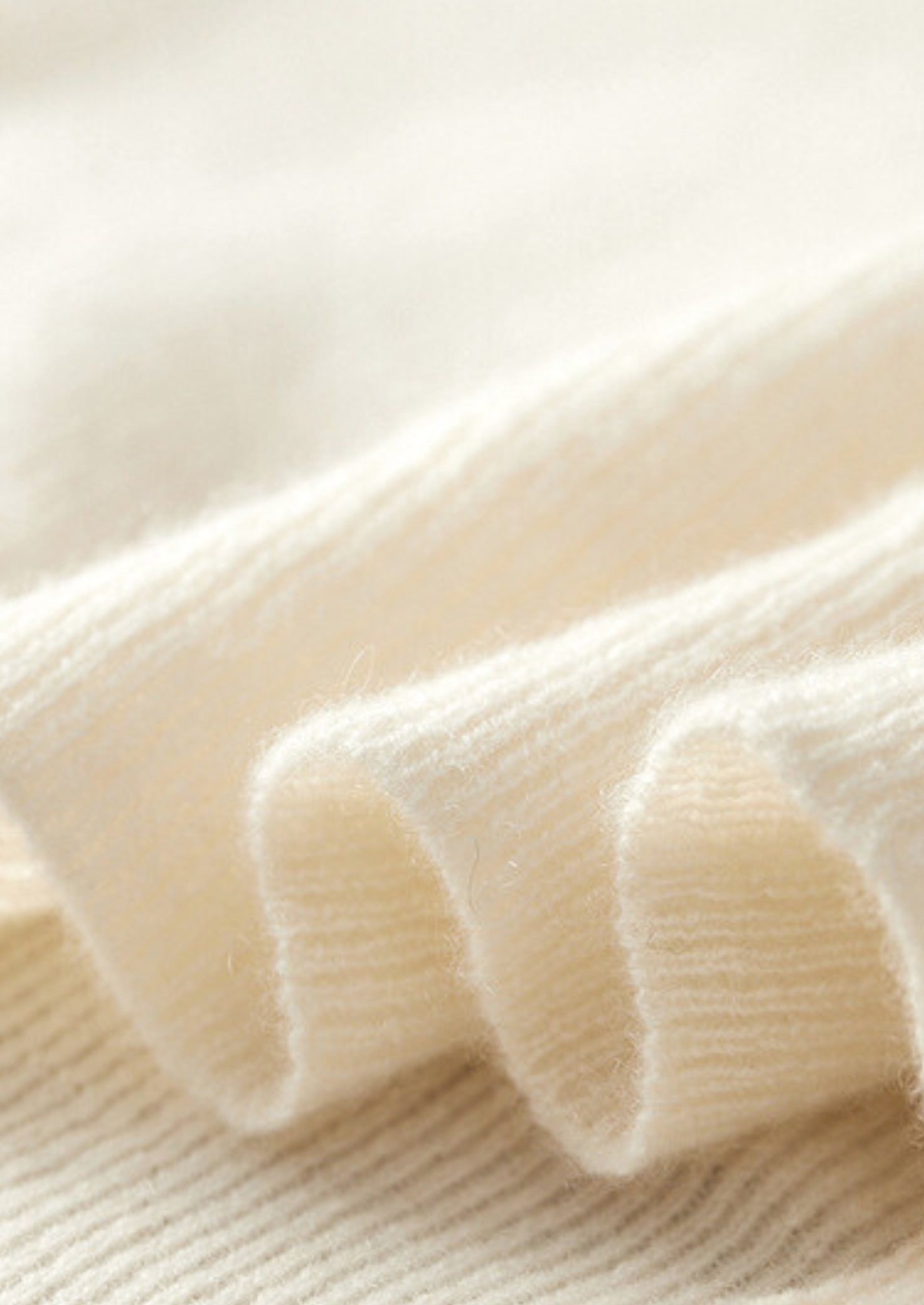 Ivory Cashmere Body Warmer Vest