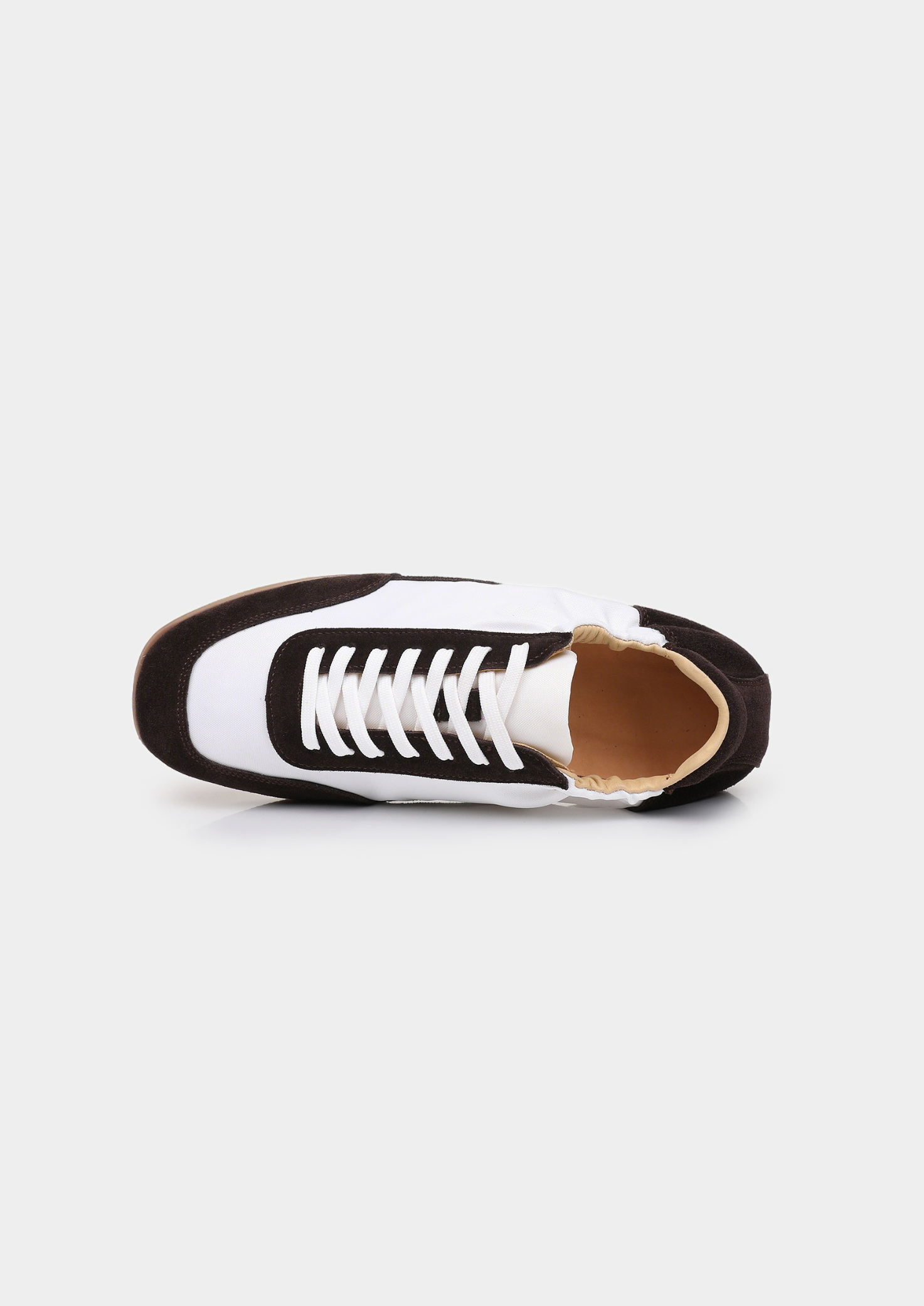 Monaco Coffee Suede Slip-On Sneakers