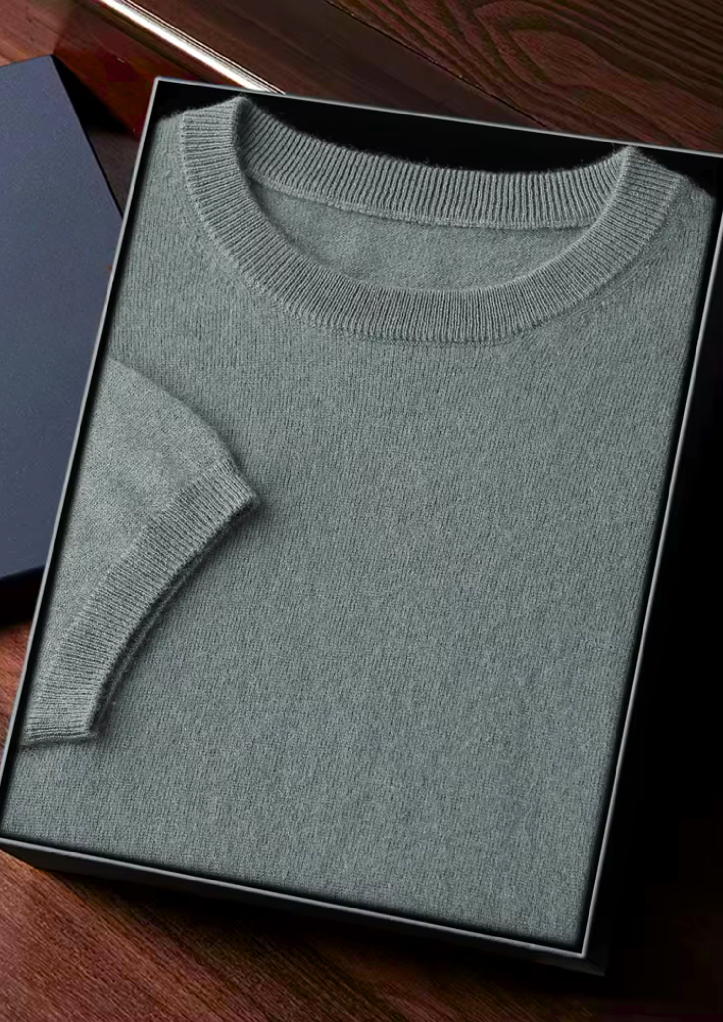 Cashmere Classic Crewneck T-Shirt in Ivory