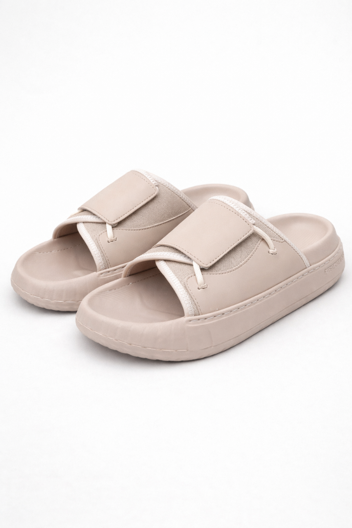 Dawson Sand Suede Comfort Slides